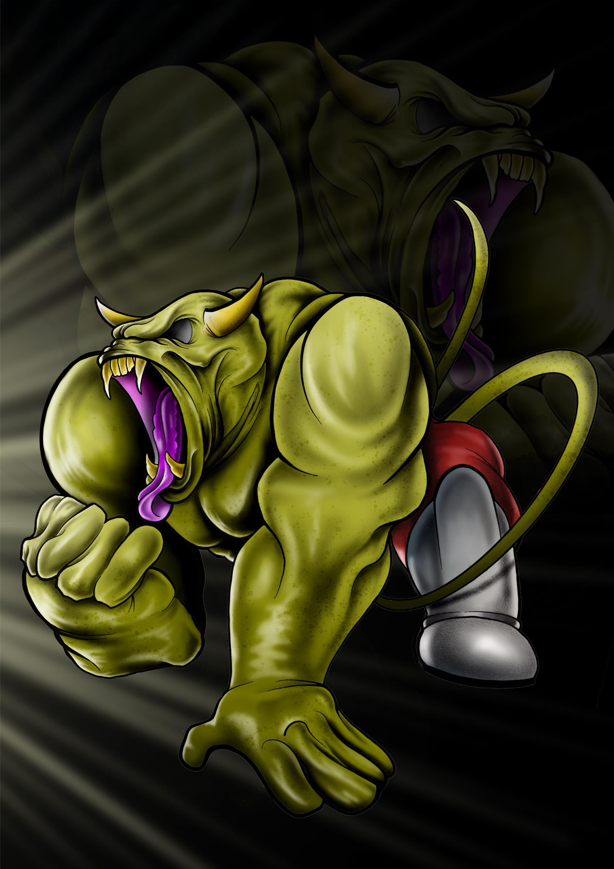 Comic concept character sketch